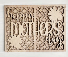 Happy Mother's Day Layered Decorative Rectangle Doorhanger