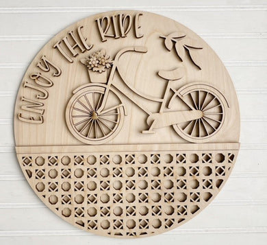 Enjoy the Ride Round Doorhanger