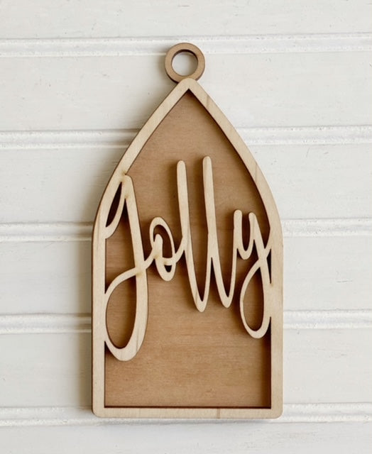 Arch Jolly Double Layer Ornament
