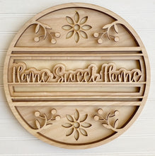 Home Sweet Home Floral Multi Layer Hello Round Doorhanger