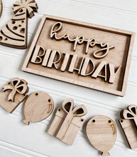 Happy Birthday Tiered Tray Set