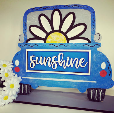 Sunshine Truck Doorhanger