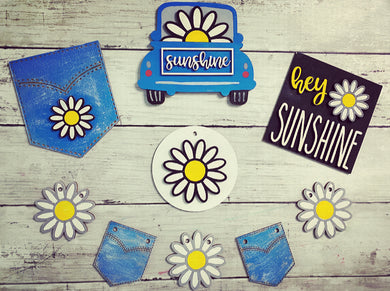Hey Sunshine Tiered Tray Set