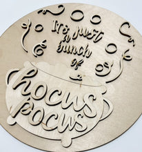 It's Just a Bunch of Hocus Pocus Halloween Round Doorhanger