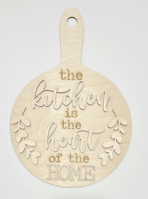 The Kitchen Is the Heart of the Home Doorhanger