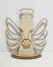 Standing Angel with Halo Shelf Sitter