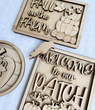 Fall On the Farm Welcome to Our Patch Tiered Tray Set