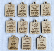 Dad Daddy Father Wood Ornaments / Magnets / Keychain Cutouts