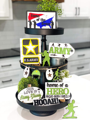 Army US Army Tiered Tray Set
