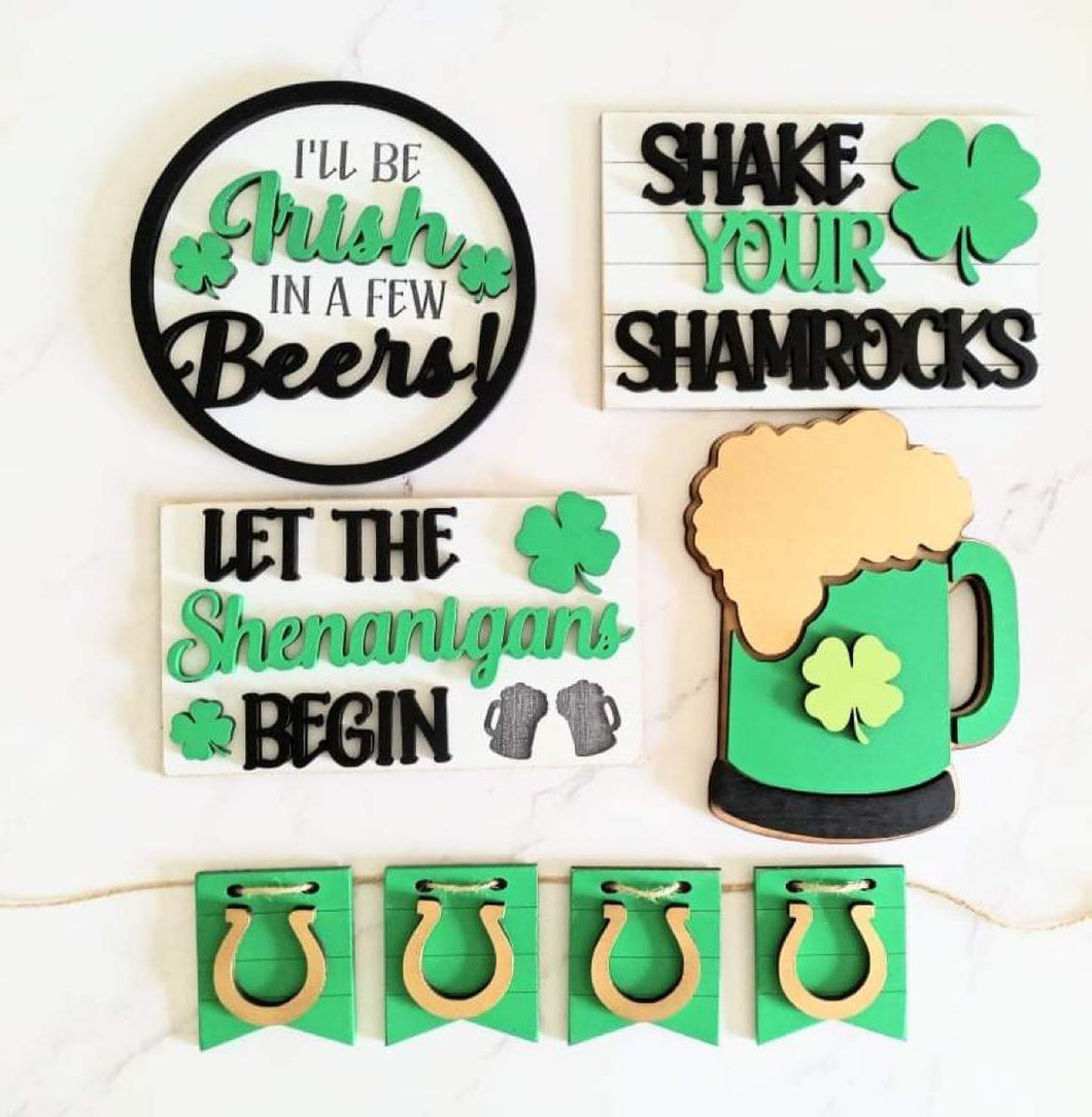 Irish In a Few Beers Tiered Tray Set
