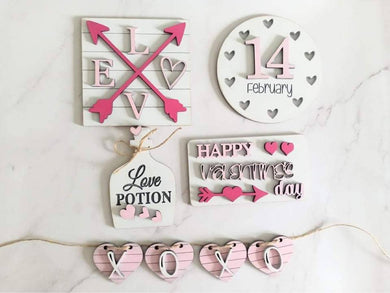 Happy Valentine's Day Love Potion Tiered Tray Set