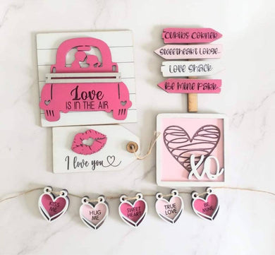 Valentine's Day Love Is In The Air Tiered Tray Set