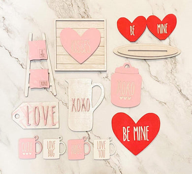 Rae Dunn Inspired Valentine's Day Love Tiered Tray Set