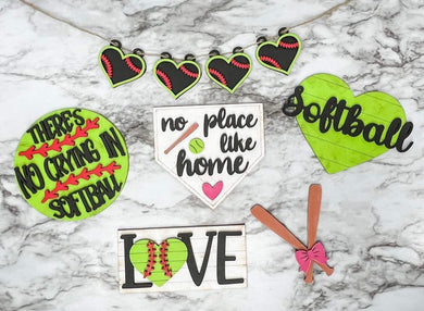 Softball No Place Like Home There's No Place Like Home Tiered Tray Set